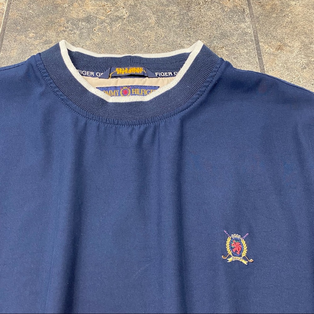 Men’s VTG Tommy Hilfiger Golf Pullover Windbreaker Size Medium - Picture 2 of 3